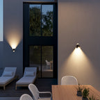 Aplique de parede SolaraGlow LED de luz quente difusa para a sala de estar