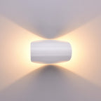 Aplique de parede SolaraGlow LED de luz quente difusa para a sala de estar