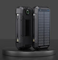 Solarny powerbank 30 000 mAh EclipseVolt, wodoodporny, z bezprzewodowym ładowaniem Qi