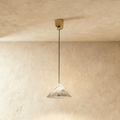 Petal Glow Alabaster Pendant Light Inspired By Cherry Blossoms