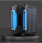 Solarny powerbank 30 000 mAh EclipseVolt, wodoodporny, z bezprzewodowym ładowaniem Qi