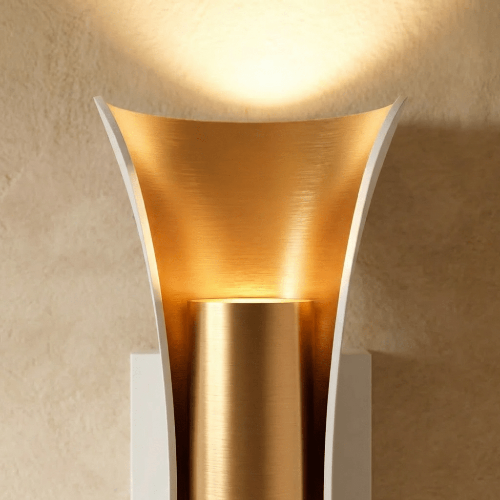 AeroAvenue Modern Outdoor Wall Light With Black Or White Finish