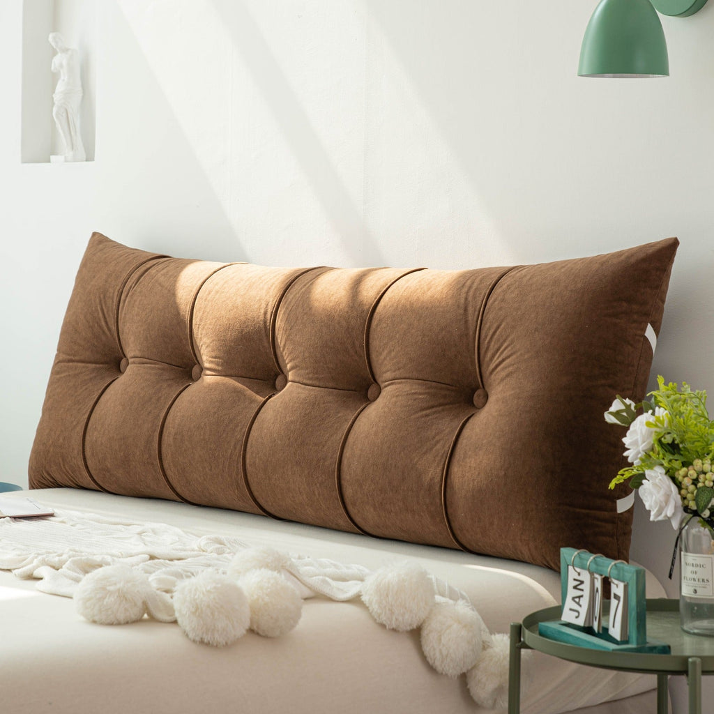 AeroCush Wedge Support Pillow, Neck and Back Comfort for Bed or Sofa, 3 Sizes