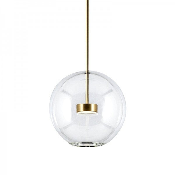 Suspension OrbisGlow Moderne en Verre Sphérique, Plusieurs Tailles