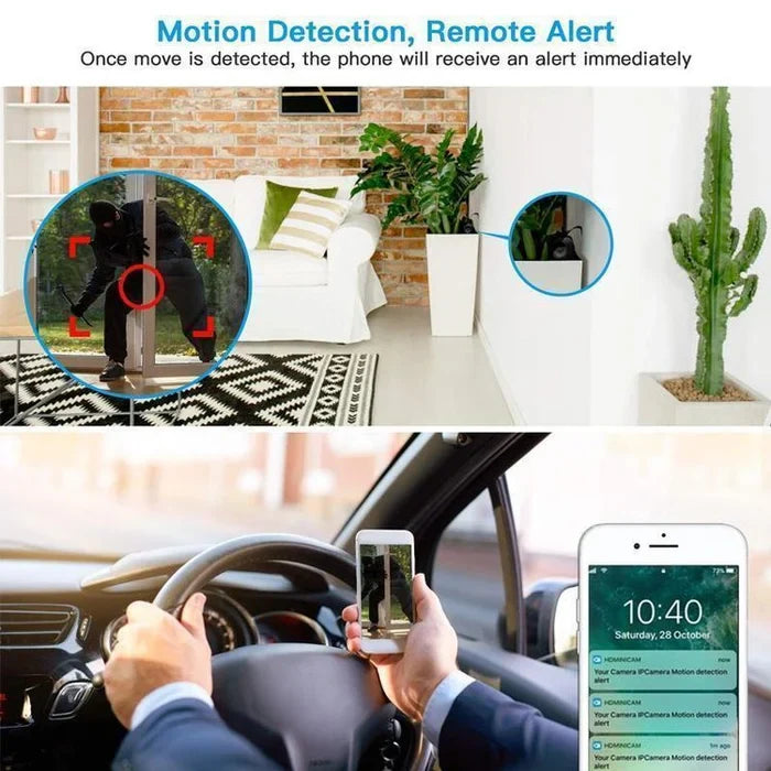 Portable 1080P WiFi Security Camera With Magnetic Mount