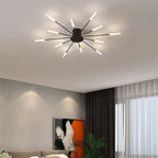 Asterra Albina Metal & Acrylic Flush Ceiling Light, 12W to 42W LED