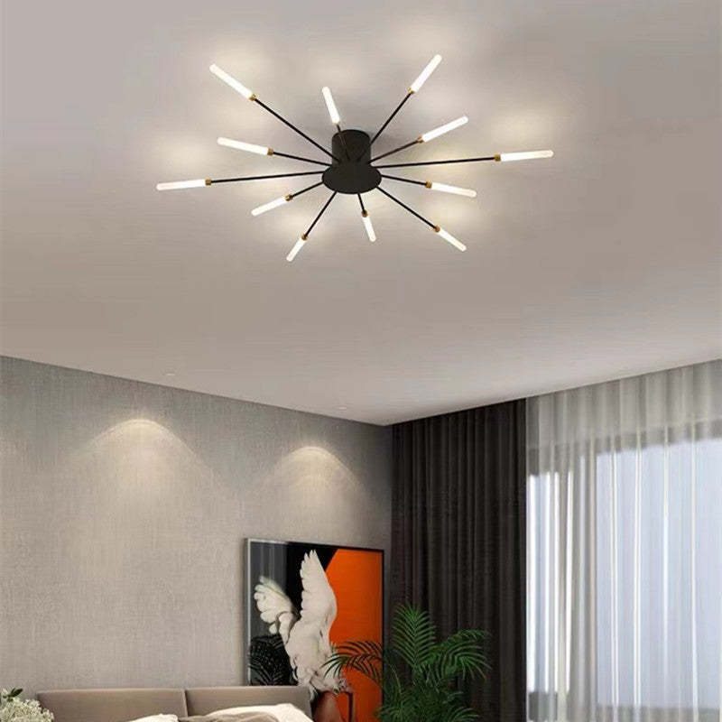Asterra Albina Metal & Acrylic Flush Ceiling Light, 12W to 42W LED