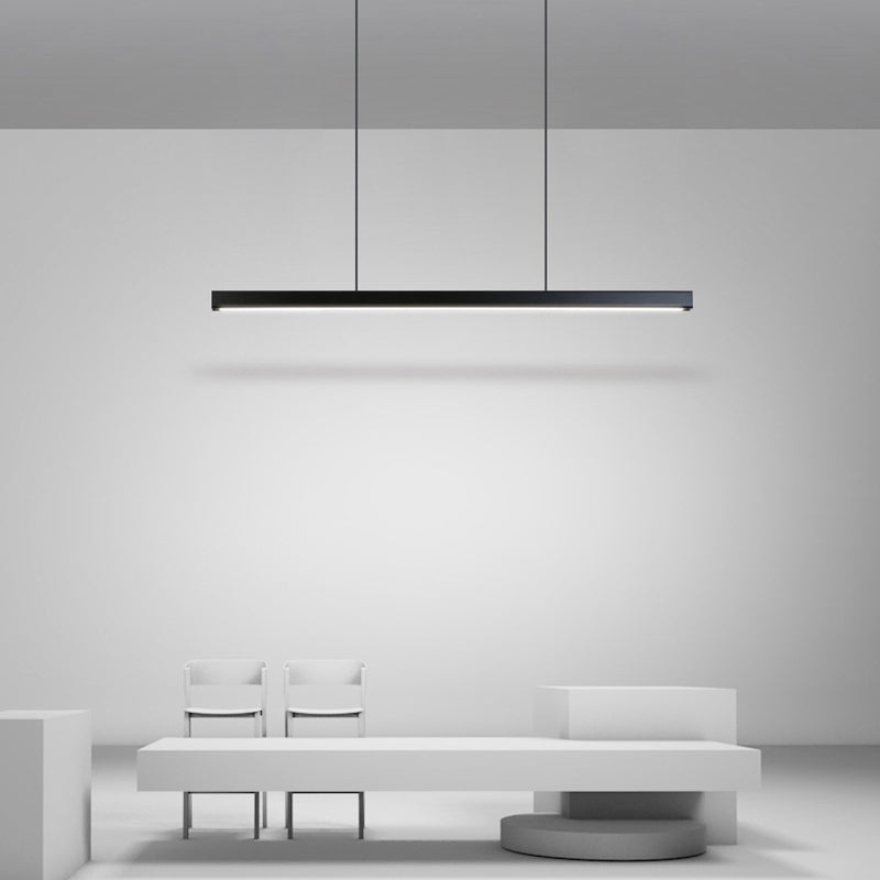Orva Minimalist Classic Black & White Linear Pendant Light | Fioriscas