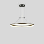 Lampadario Aether Ring con bagliore ambientale morbido per interni moderni