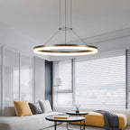 Lampadario Aether Ring con bagliore ambientale morbido per interni moderni