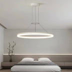 Lampadario Aether Ring con bagliore ambientale morbido per interni moderni