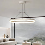 Lampadario Aether Ring con bagliore ambientale morbido per interni moderni