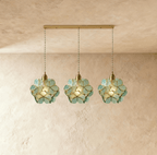 Petal Glow Stained Glass Pendant Light With Floral Bloom Motif