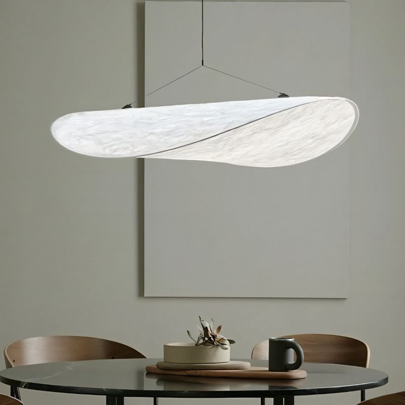 Nimbus Cloud Tyvek Pendant Light With Warm Diffused LED Glow