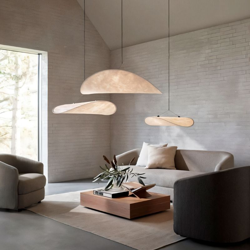 Nimbus Cloud Tyvek Pendant Light With Warm Diffused LED Glow