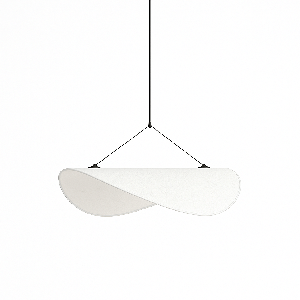 Nimbus Cloud Tyvek Pendant Light With Warm Diffused LED Glow