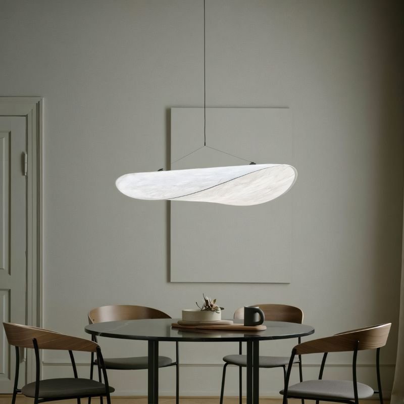 Nimbus Cloud Tyvek Pendant Light With Warm Diffused LED Glow
