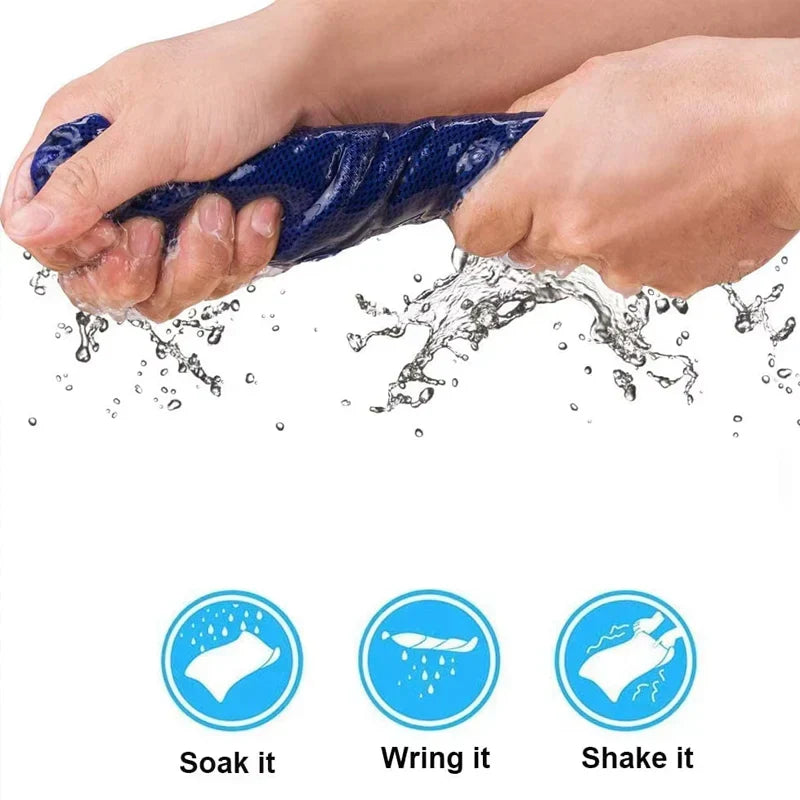 מגבת קירור ChillWrap לספורט ופעילויות חוץ