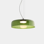 FjordLumen Glass Pendant Light, Warm LED Glow, Multi-Tier Design