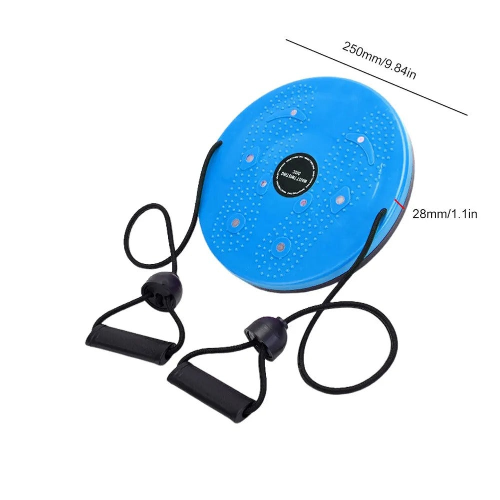 Magnetic Core Twist Board With Resistance Ropes, LumaTwist Balance Trainer