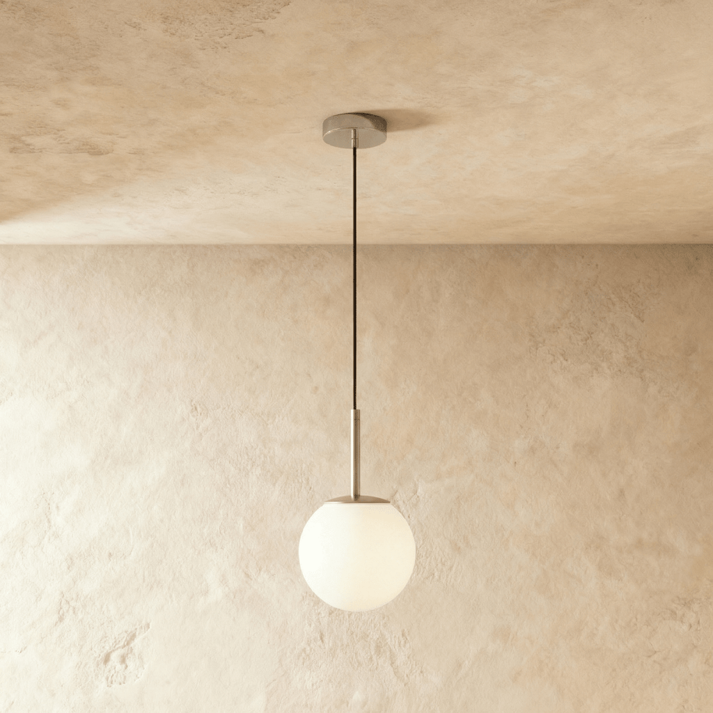VeraGrid Pendant Light With Brass Black Or Chrome Finishes