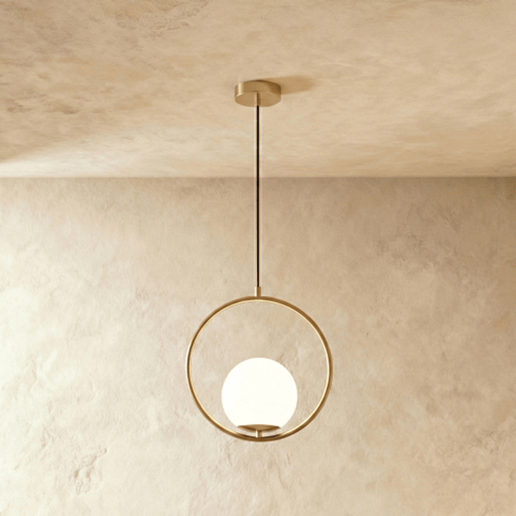 VeraGrid Pendant Light With Brass Black Or Chrome Finishes