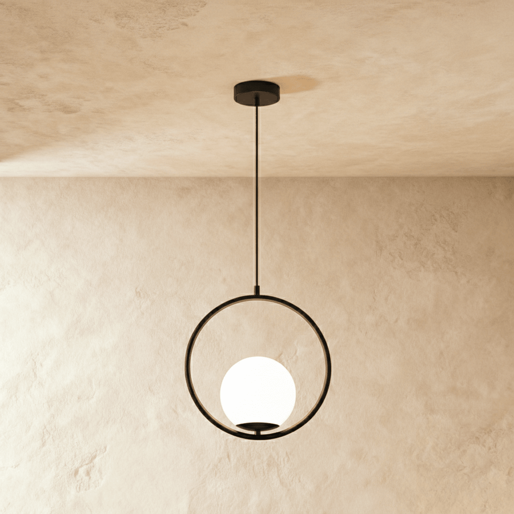 VeraGrid Pendant Light With Brass Black Or Chrome Finishes
