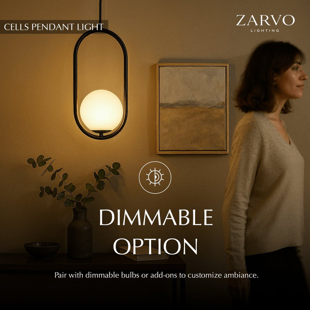 VeraGrid Pendant Light With Brass Black Or Chrome Finishes