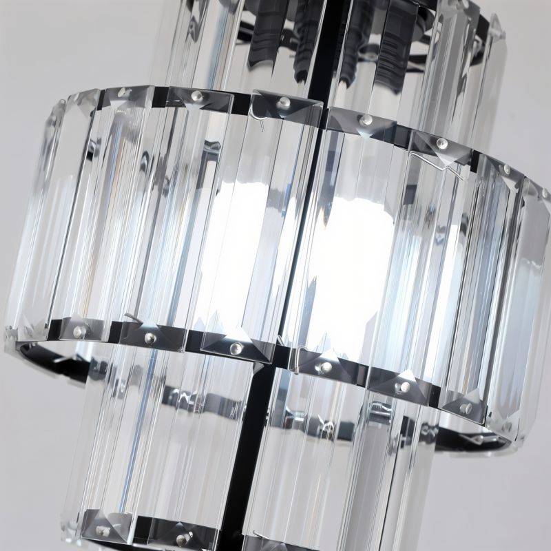 Luminique Crystal Pendant Light With LED For Living Rooms And Hallways