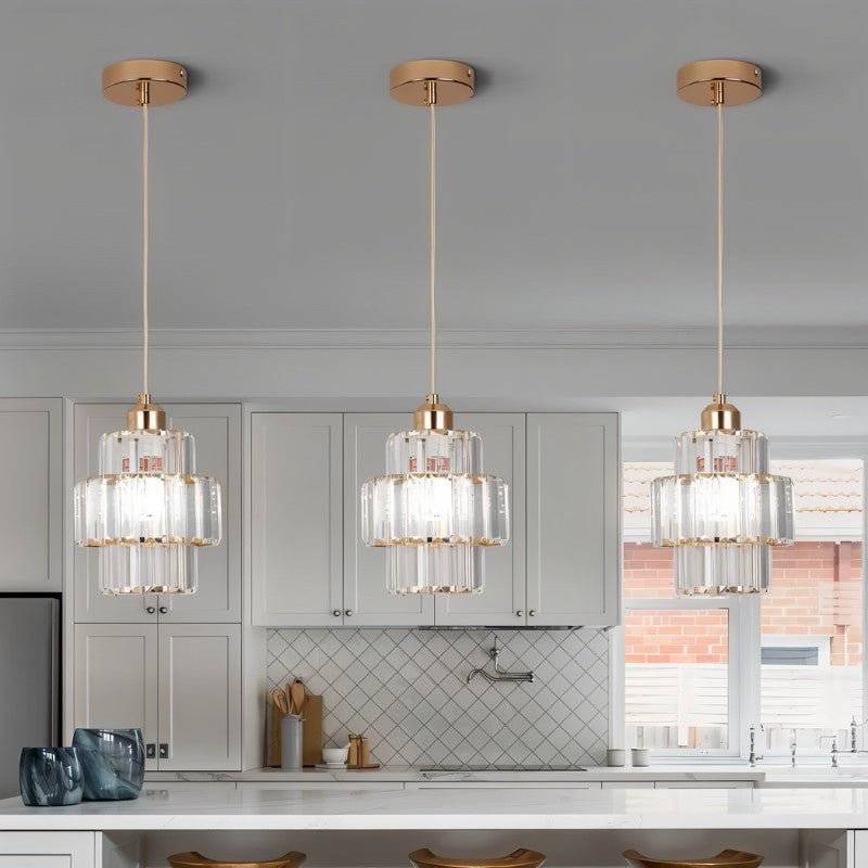 Luminique Crystal Pendant Light With LED For Living Rooms And Hallways