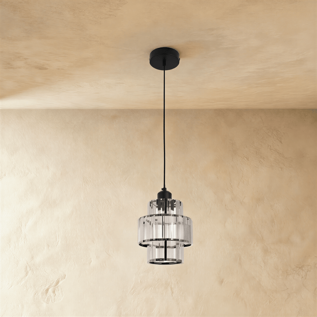 Luminique Crystal Pendant Light With LED For Living Rooms And Hallways