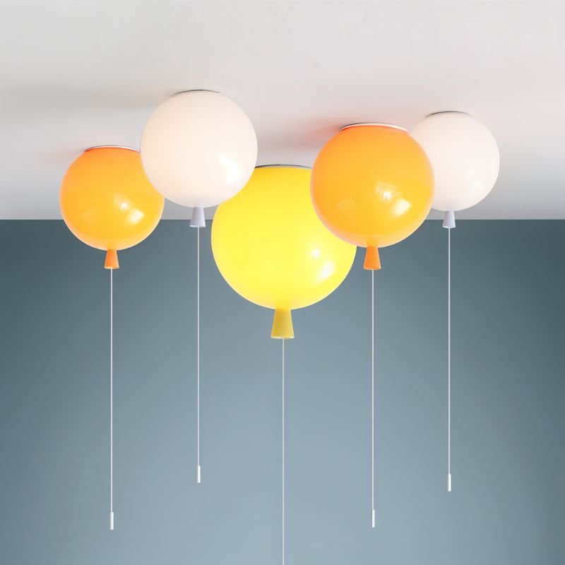 VivaLume Kids Room Ceiling Light With Colorful Ambient Glow