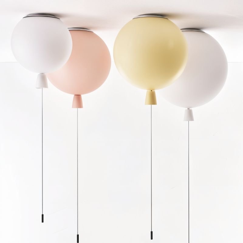 VivaLume Kids Room Ceiling Light With Colorful Ambient Glow