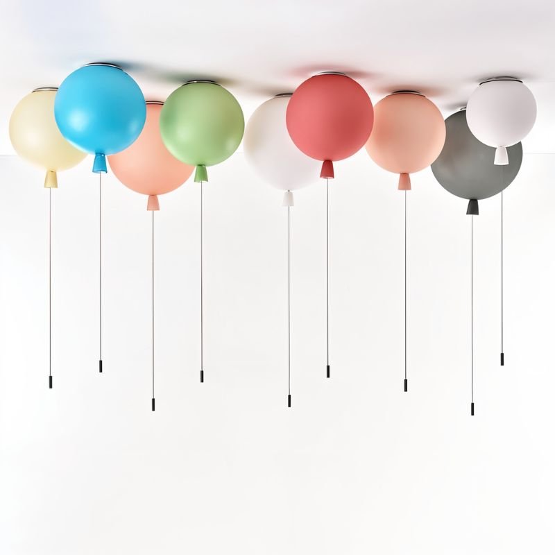 VivaLume Kids Room Ceiling Light With Colorful Ambient Glow
