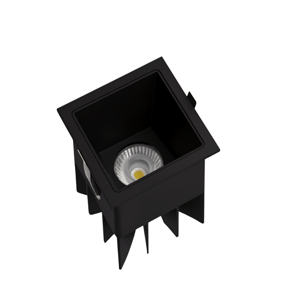 LumenForge Square IP65 Recessed Downlight With White Trim