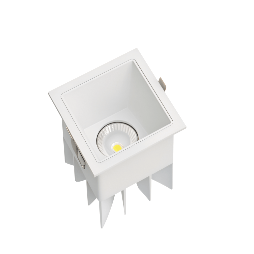 LumenForge Square IP65 Recessed Downlight With White Trim
