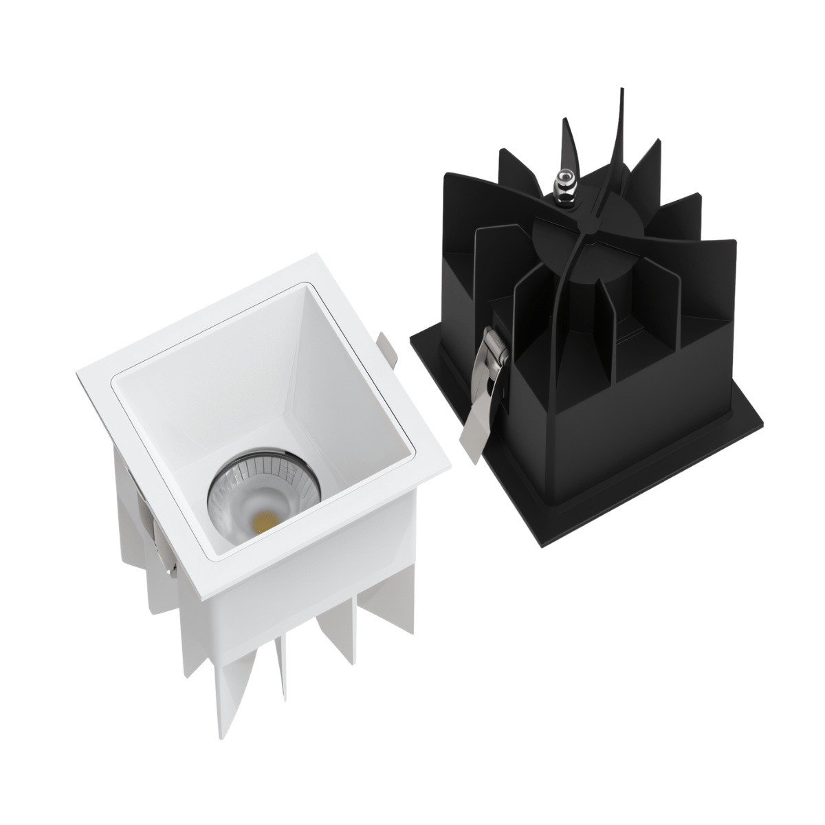 LumenForge Square IP65 Recessed Downlight With White Trim
