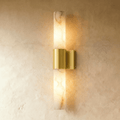 Aurora Copper Marble Wall Light Sconce For Modern Hallways