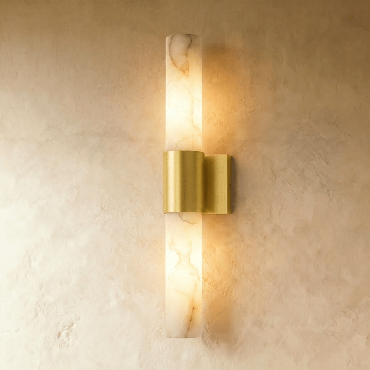 Aurora Copper Marble Wall Light Sconce For Modern Hallways