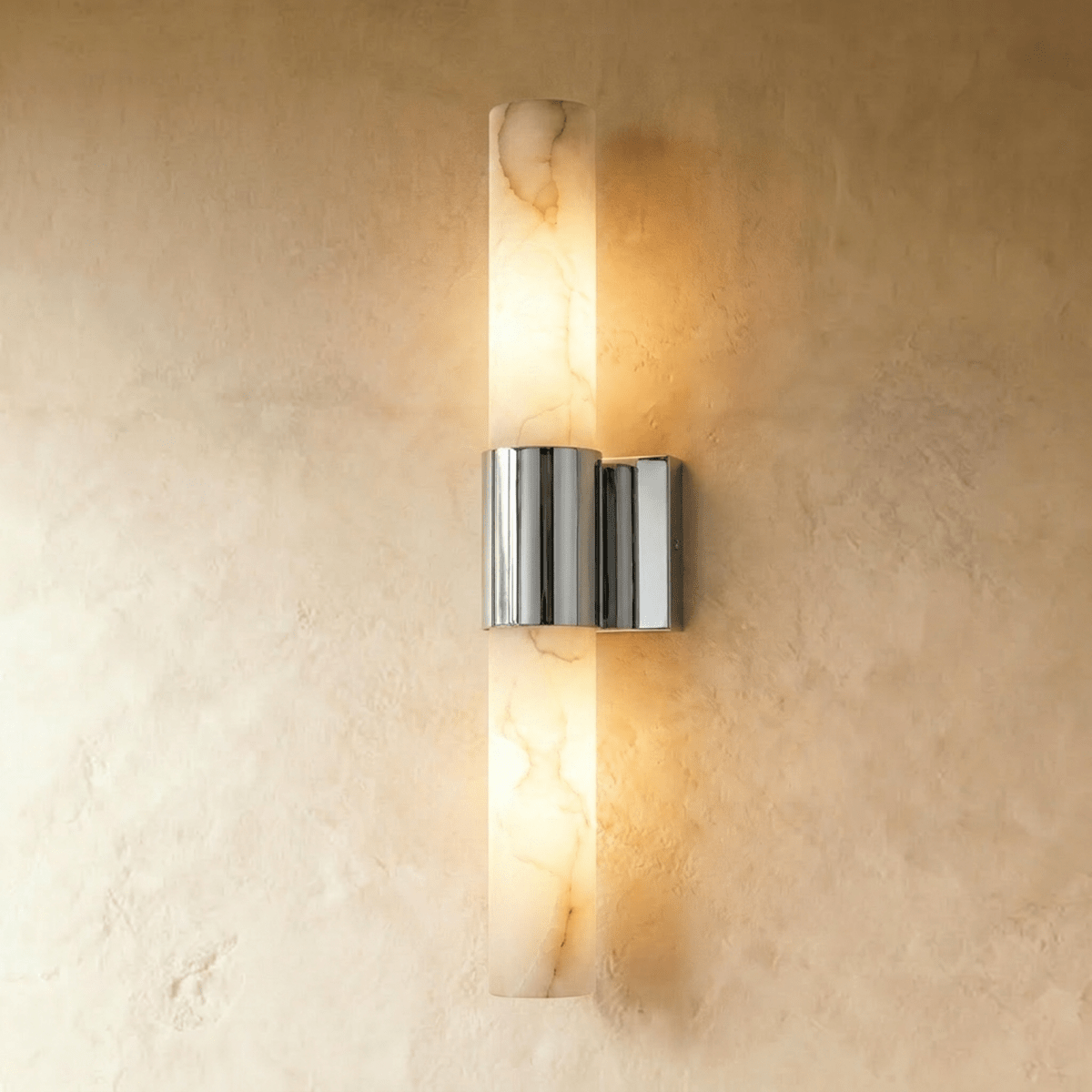 Aurora Copper Marble Wall Light Sconce For Modern Hallways