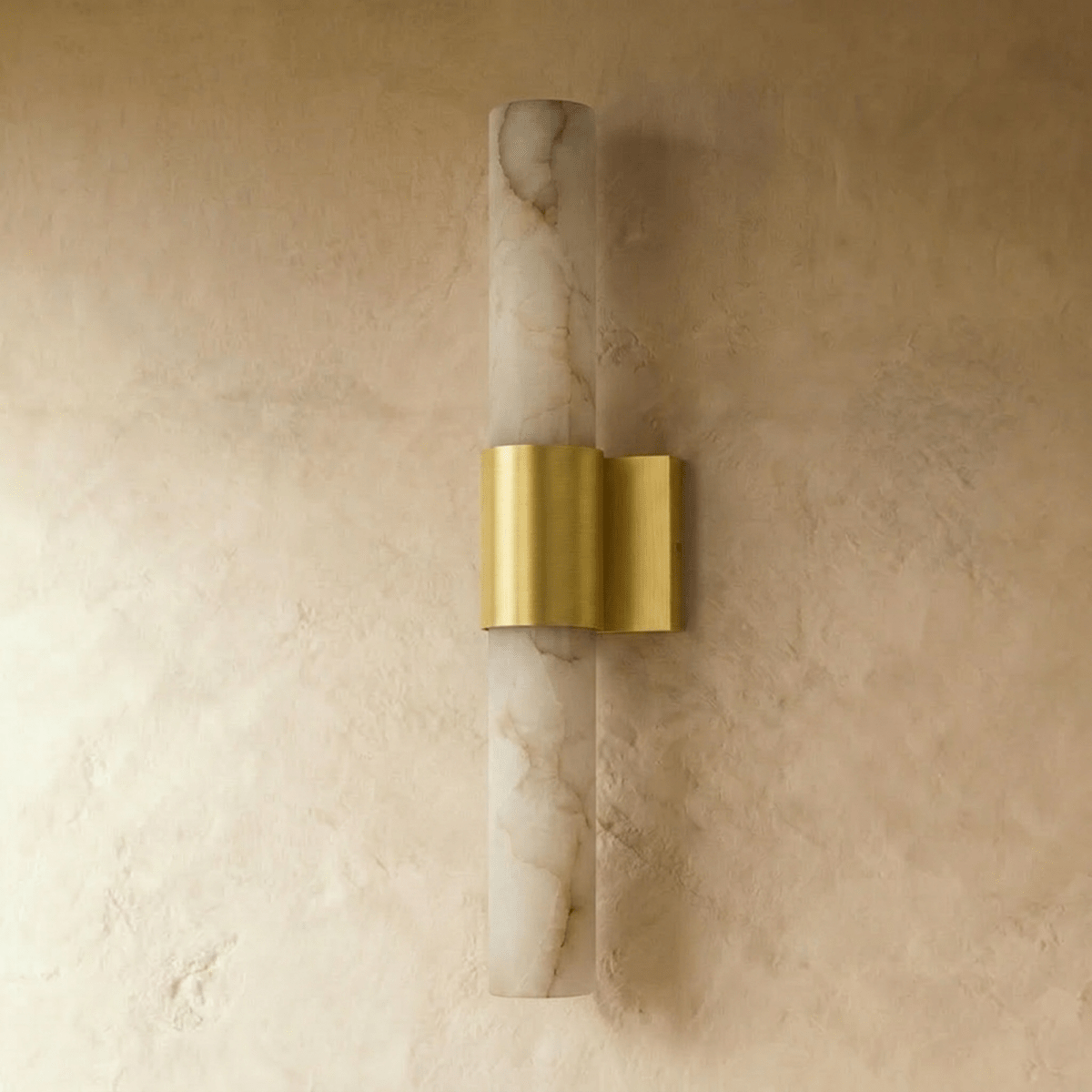 Aurora Copper Marble Wall Light Sconce For Modern Hallways