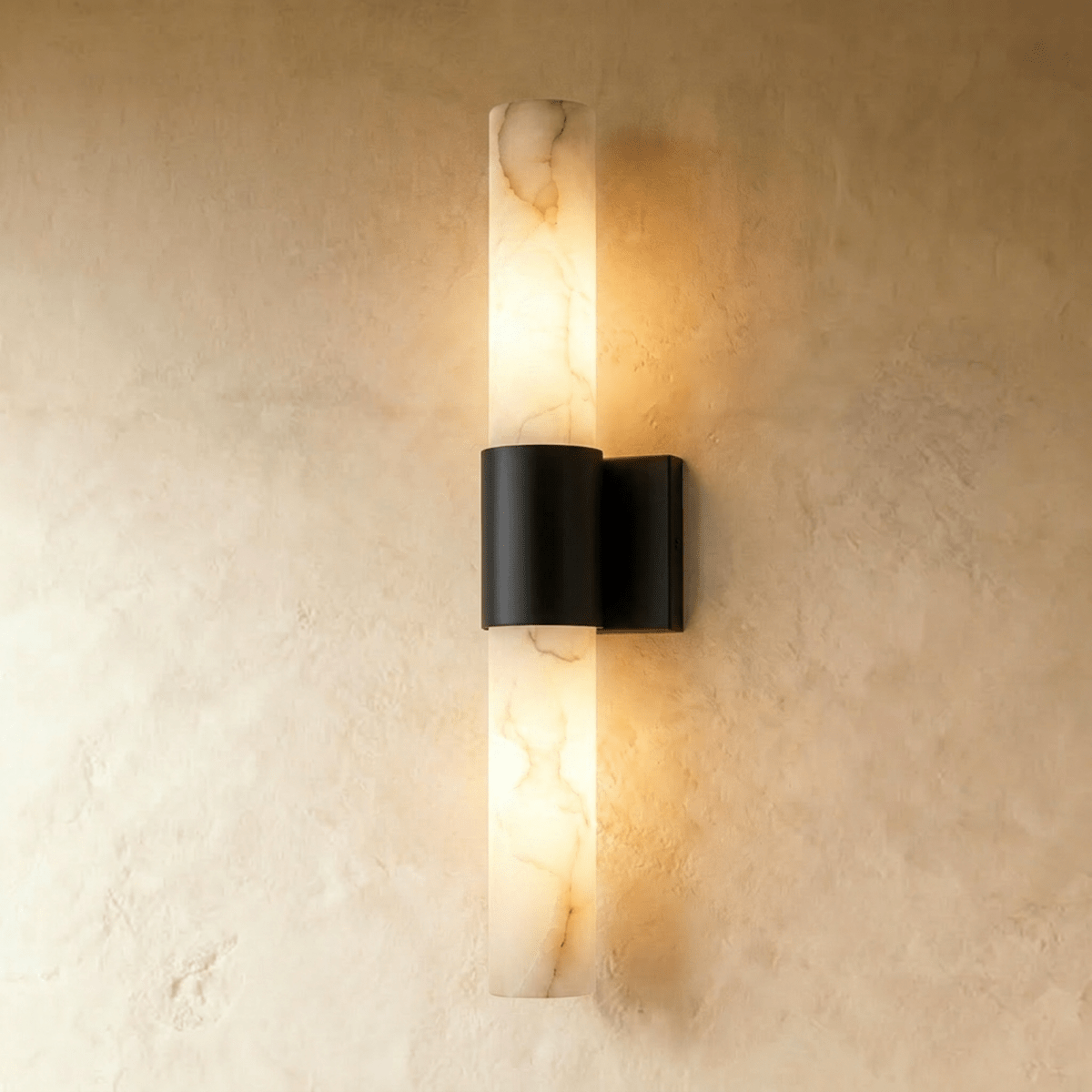 Aurora Copper Marble Wall Light Sconce For Modern Hallways