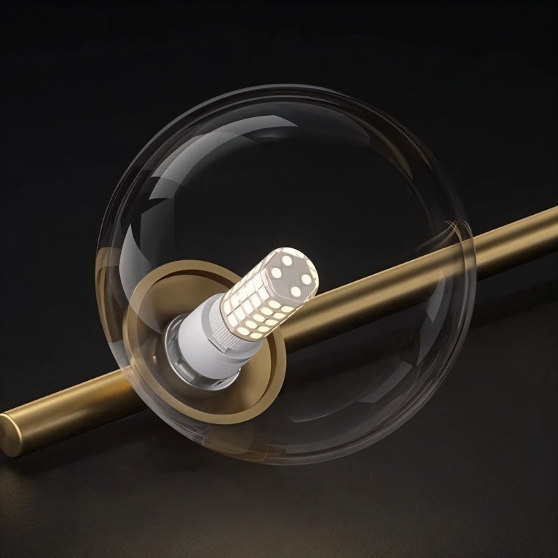 NovaLume Orbit LED Chandelier for Modern Living and Dining Rooms