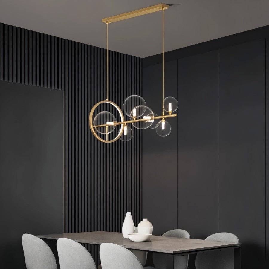 NovaLume Orbit LED Chandelier for Modern Living and Dining Rooms
