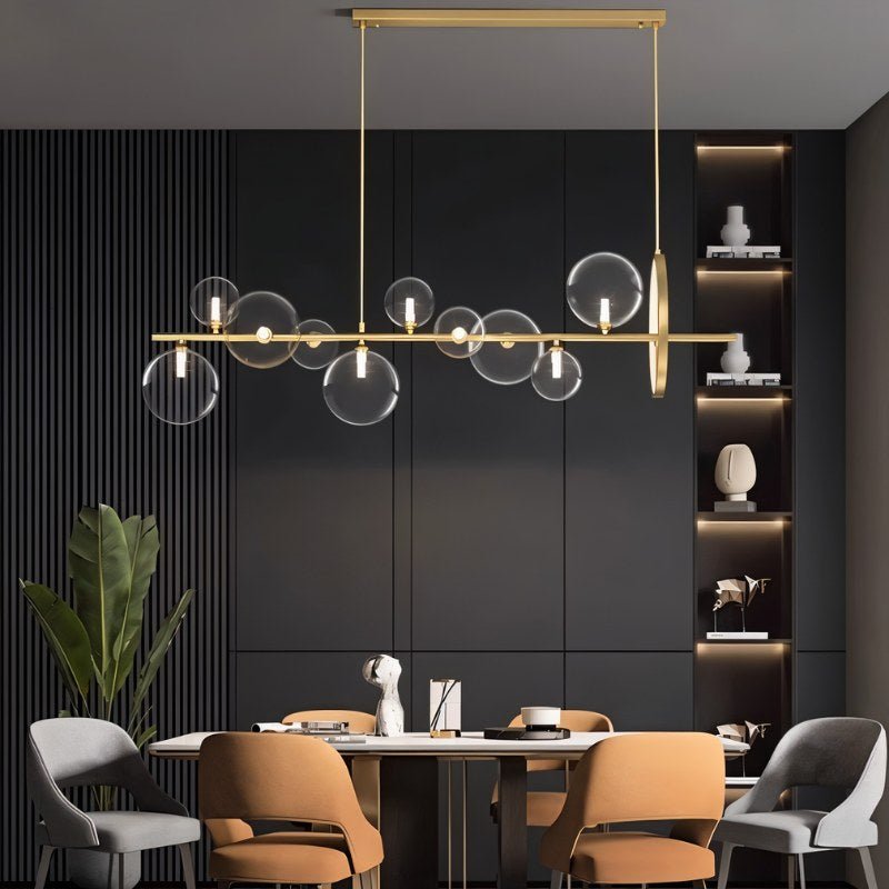NovaLume Orbit LED Chandelier for Modern Living and Dining Rooms