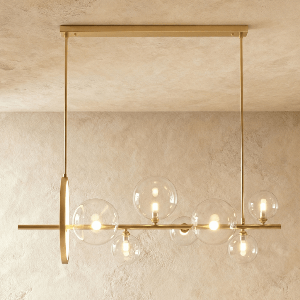 NovaLume Orbit LED Chandelier for Modern Living and Dining Rooms