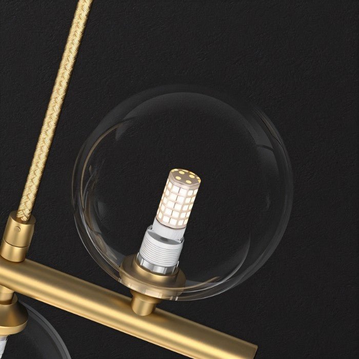NovaLume Orbit LED Chandelier for Modern Living and Dining Rooms
