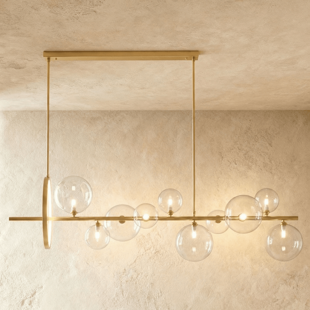 NovaLume Orbit LED Chandelier for Modern Living and Dining Rooms