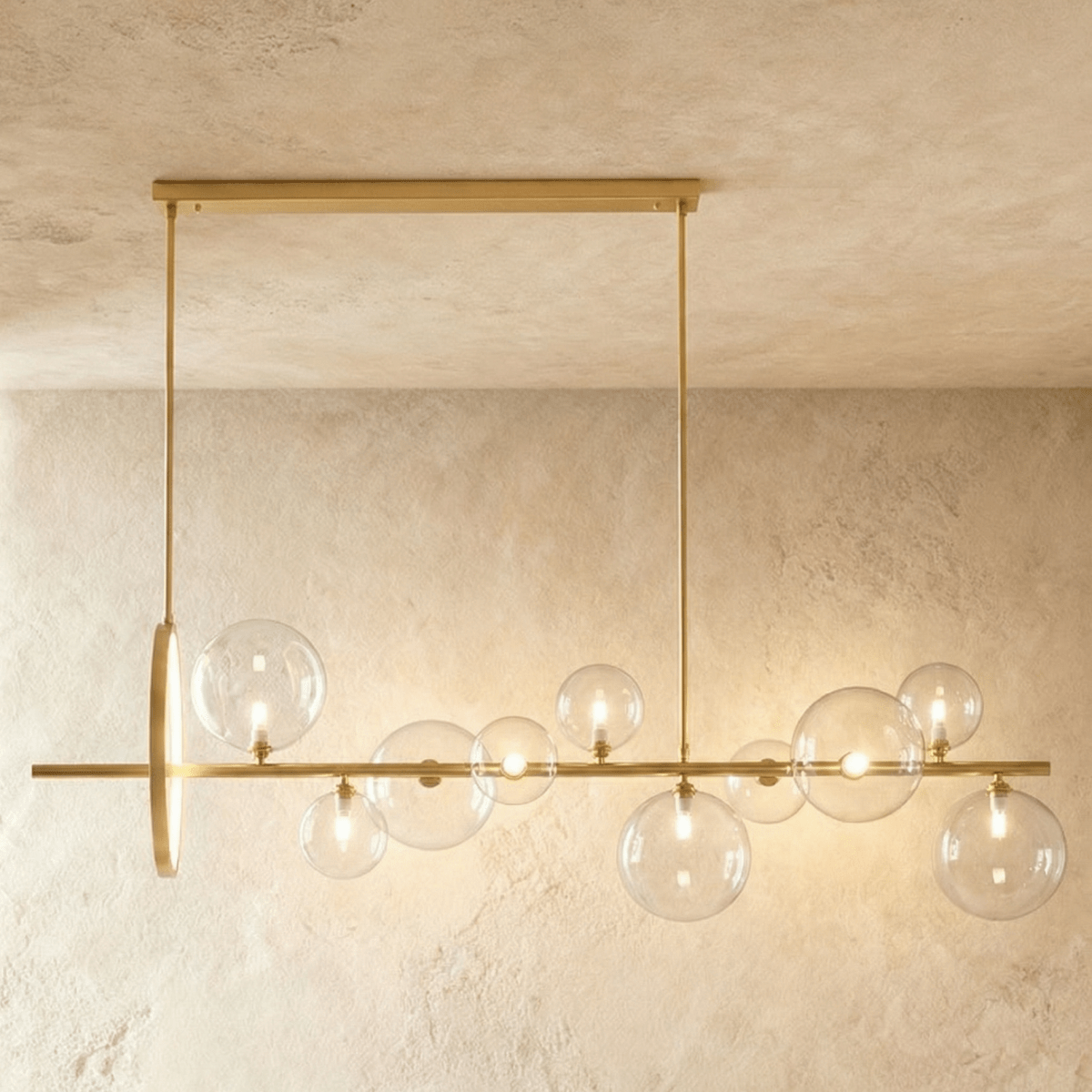NovaLume Orbit LED Chandelier for Modern Living and Dining Rooms