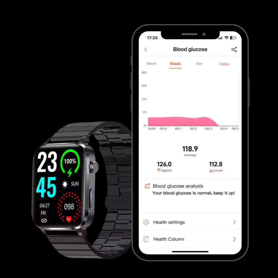 NyraTrack Wellness Smartwatch For Health Monitoring